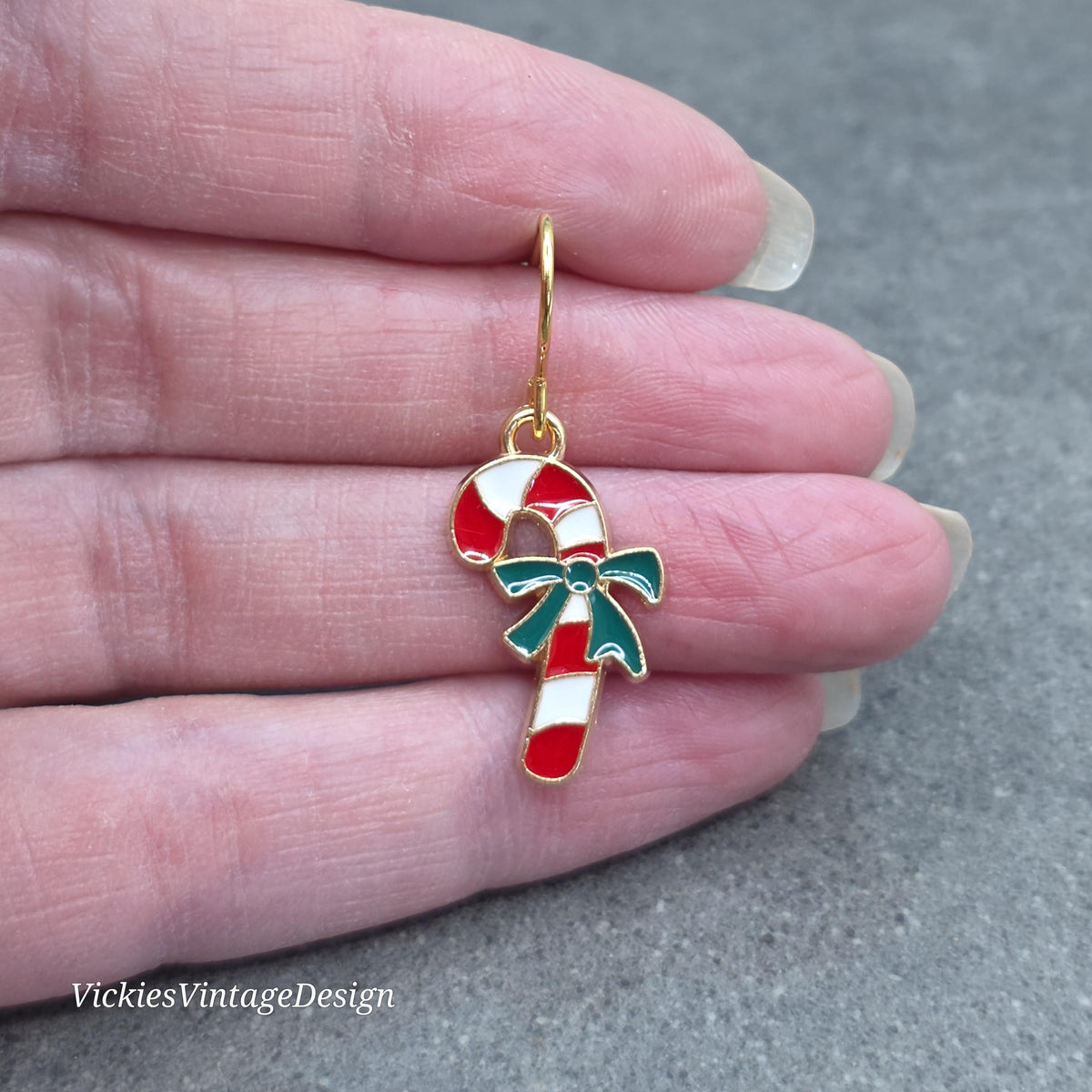 Candy Cane Earrings