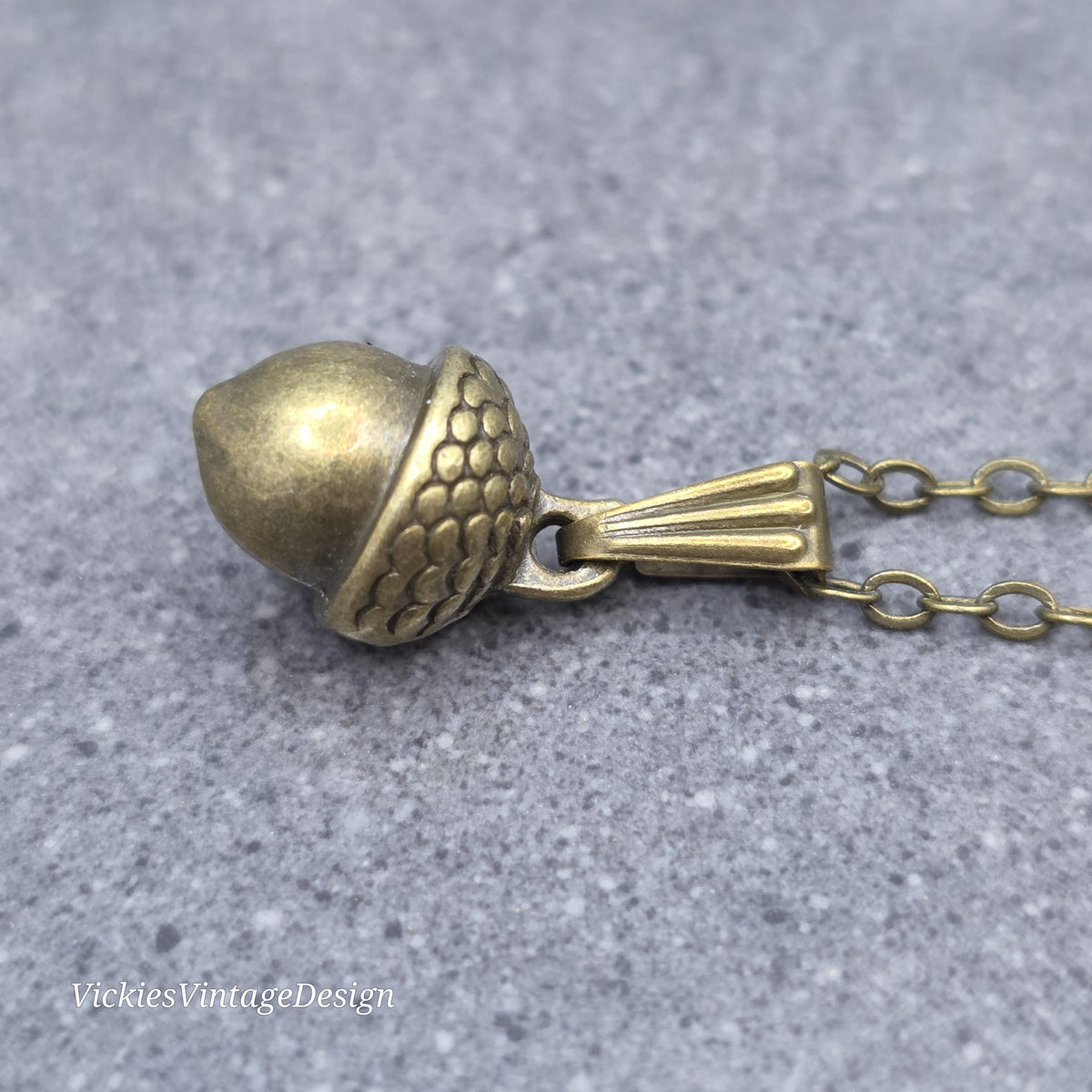 Acorn Necklace, Autumn Jewellery