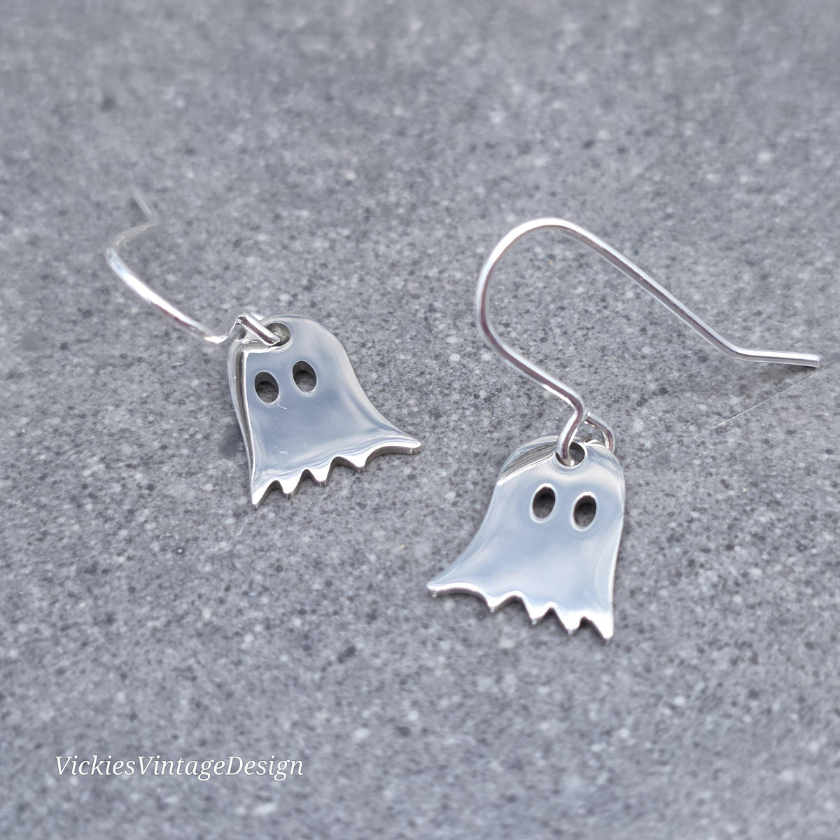 Ghost Earrings, Sheet Ghost Stainless Steel Jewelry