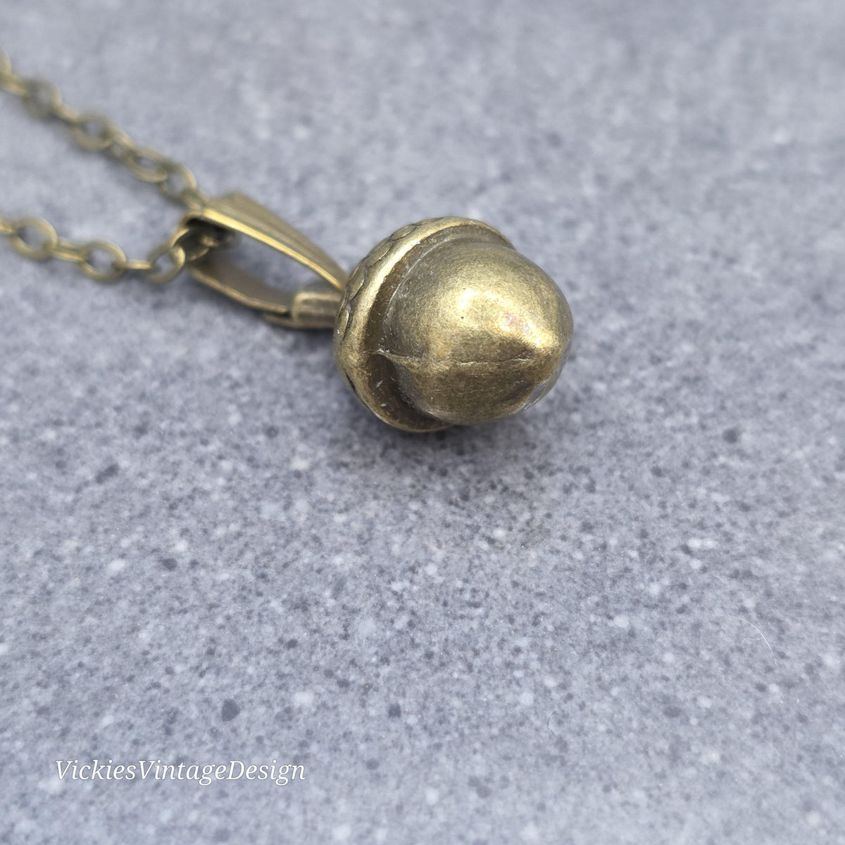 Acorn Necklace, Autumn Jewellery
