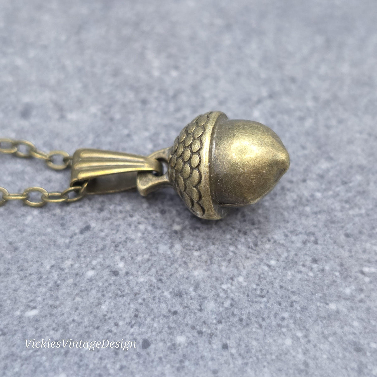 Acorn Necklace, Autumn Jewellery