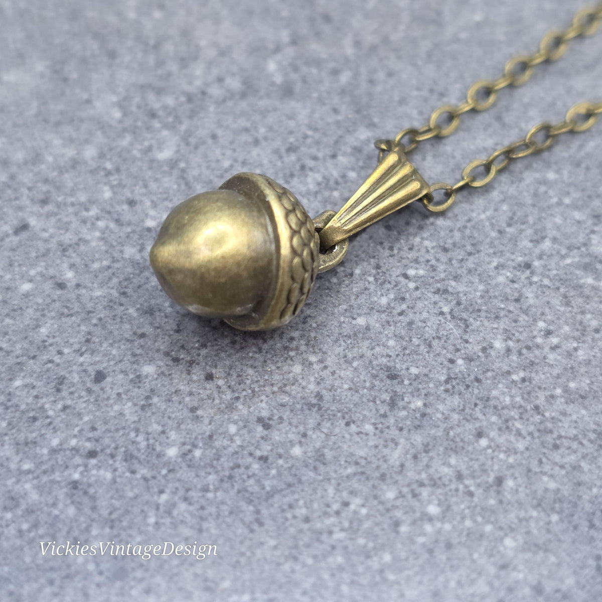 Acorn Necklace, Autumn Jewellery