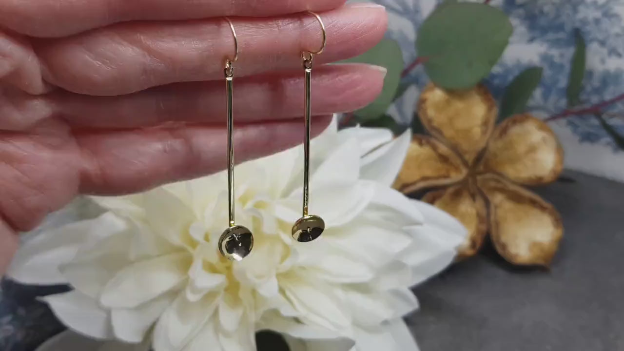 Gold Spoon Earrings, Hypoallergenic Ear Wires, Teaspoon Earrings, Novelty Spoon Gifts, Spoon Jewellery