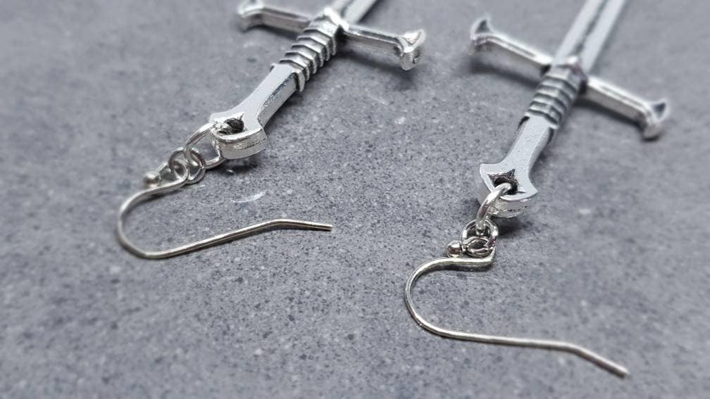 Sword Earrings