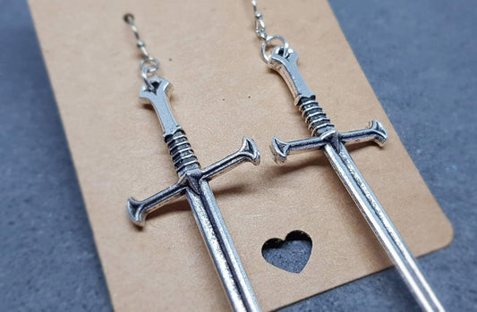 Sword Earrings