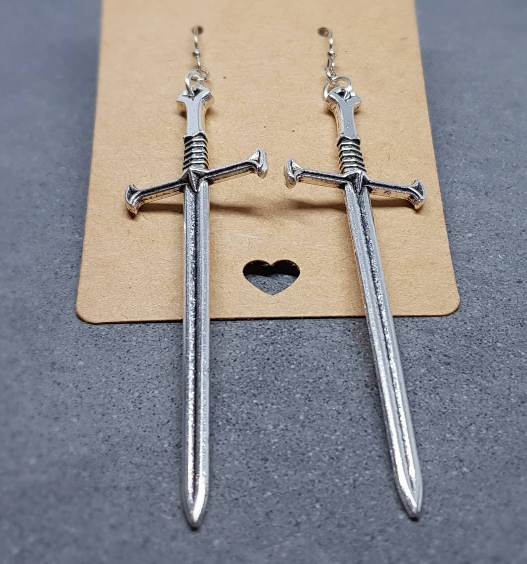 Sword Earrings