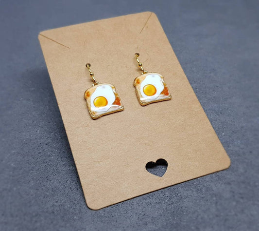 Egg On Toast Earrings