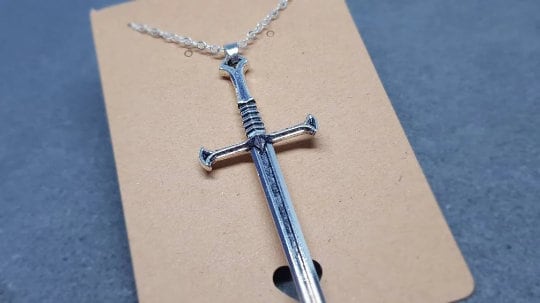 Silver Sword Necklace