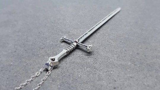 Silver Sword Necklace