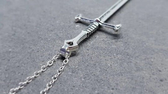 Silver Sword Necklace