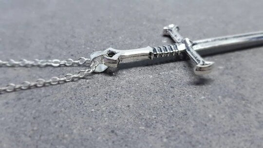 Silver Sword Necklace