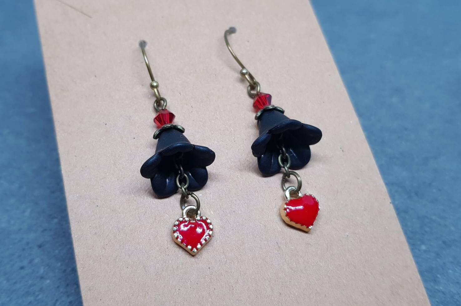 Flower Earrings, Hypoallergenic Ear Wires, Sterling Silver Ear Wires, PRIMERO Crystals®