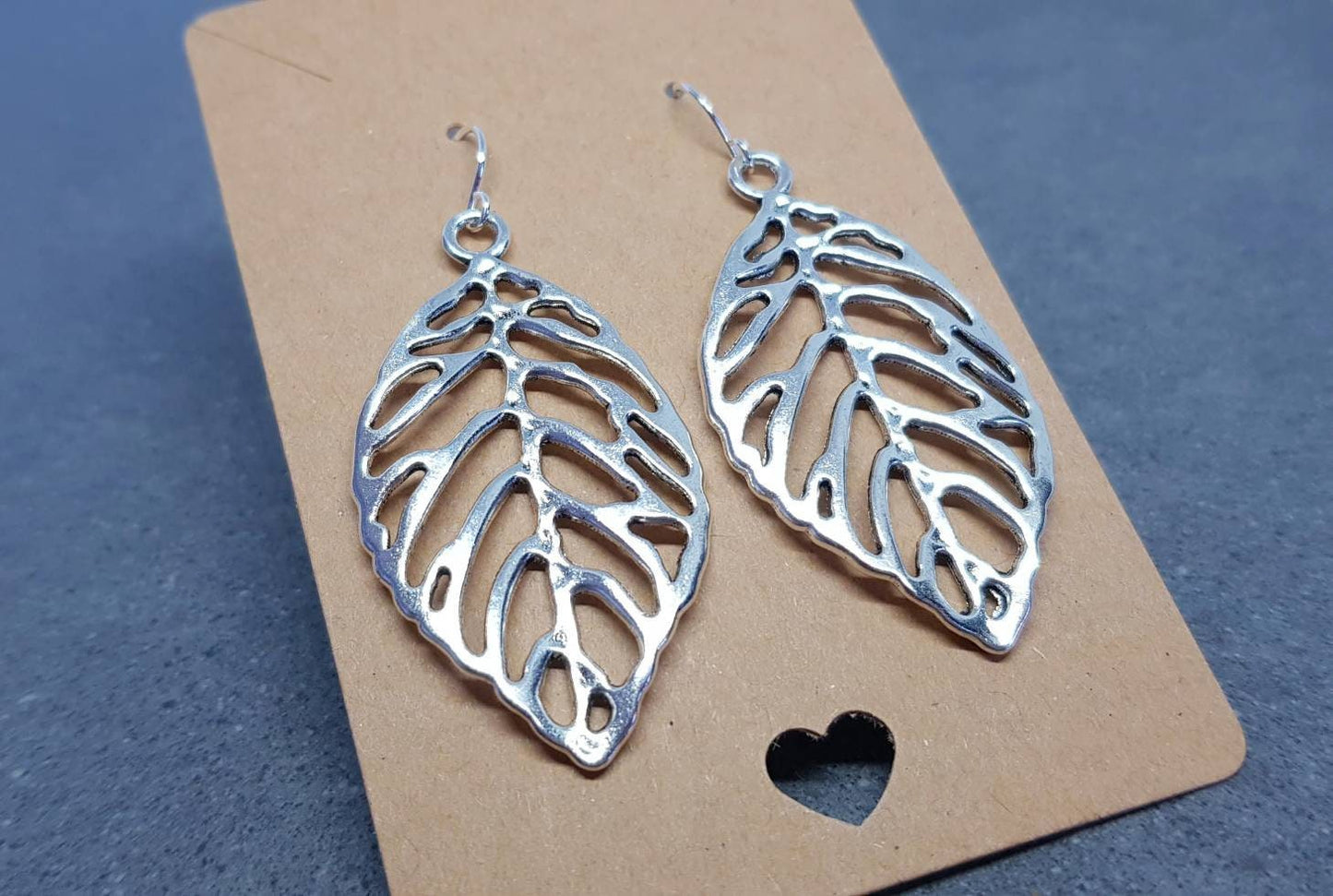 Leaf Earrings, Hypoallergenic Ear Wires, Silver Leaf Earrings, Tree Earrings, Leaf Earrings, Sterling Silver Ear Wires, Gift for her