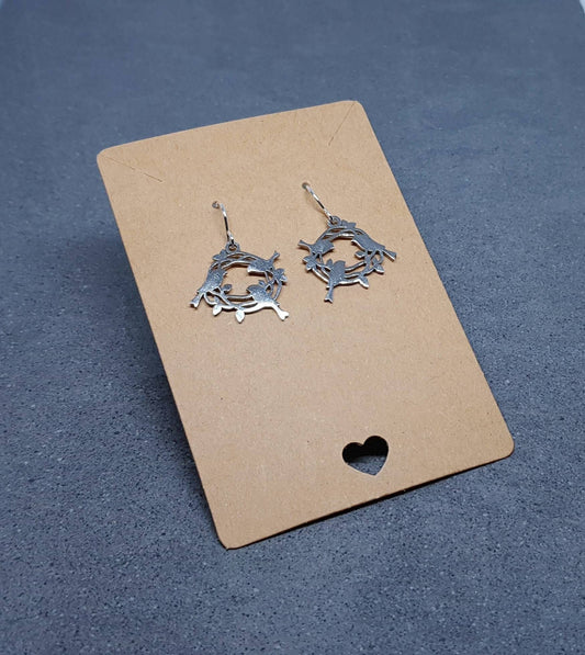 Stainless Steel Bird Earrings