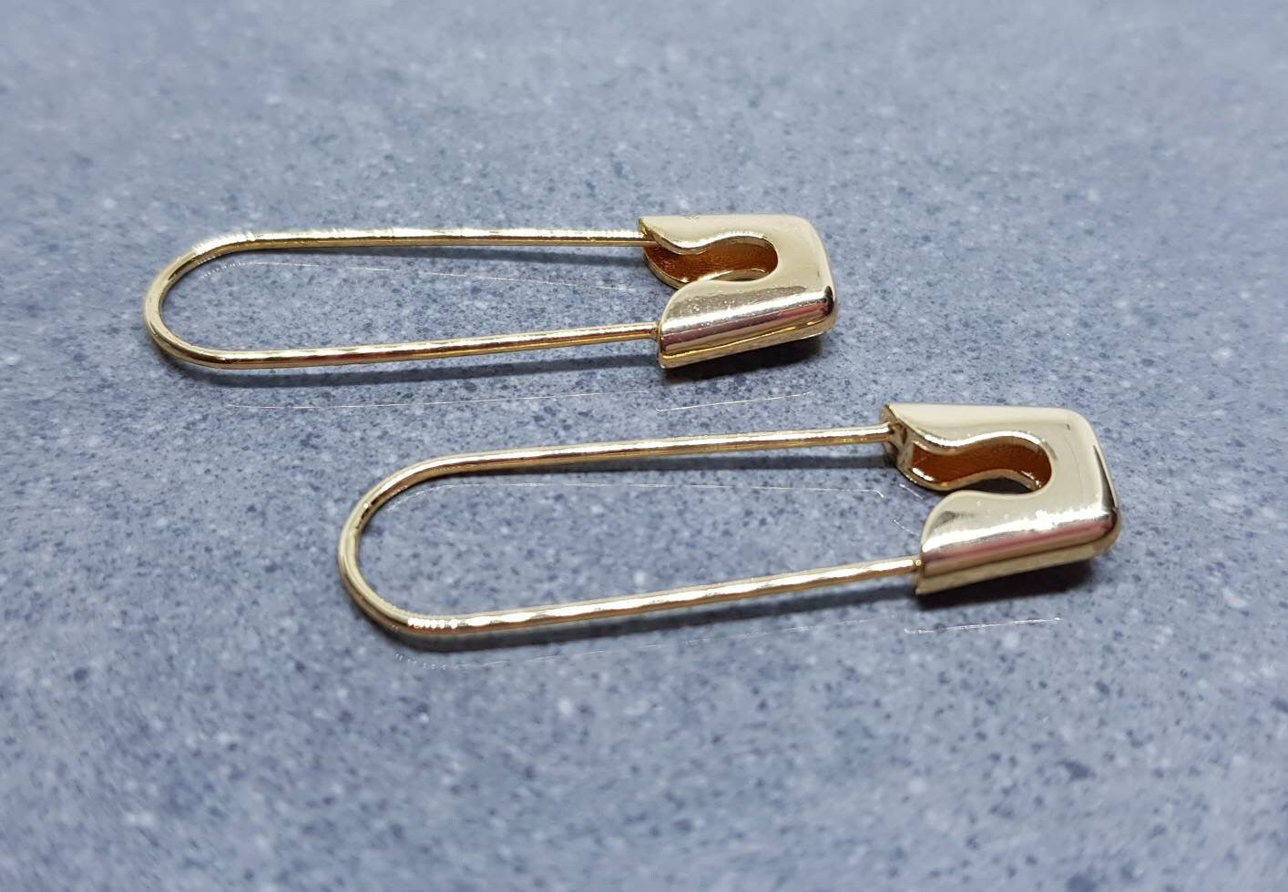 Nickel Free Safety Pin Earrings