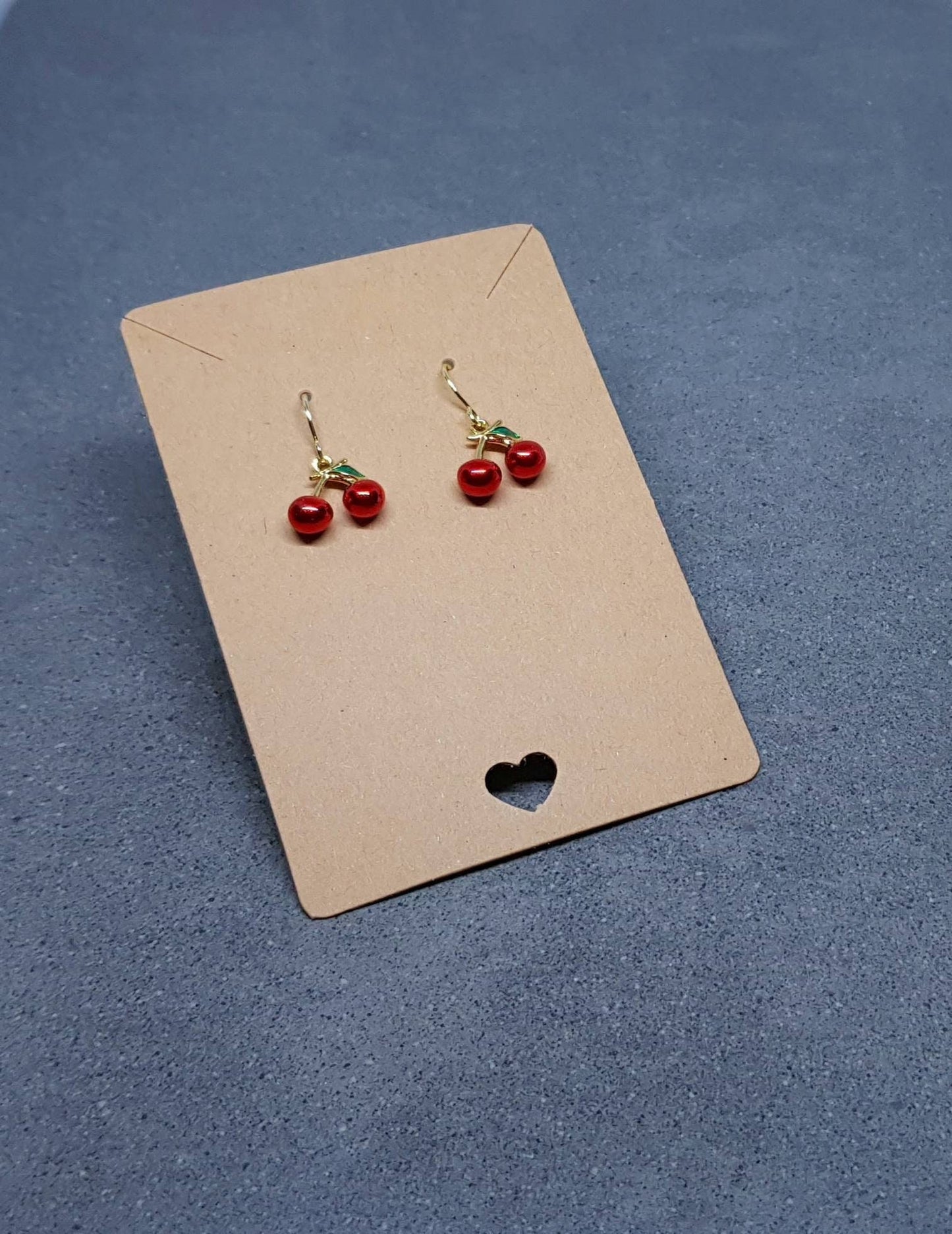 18K Gold Plated Cherry Earrings