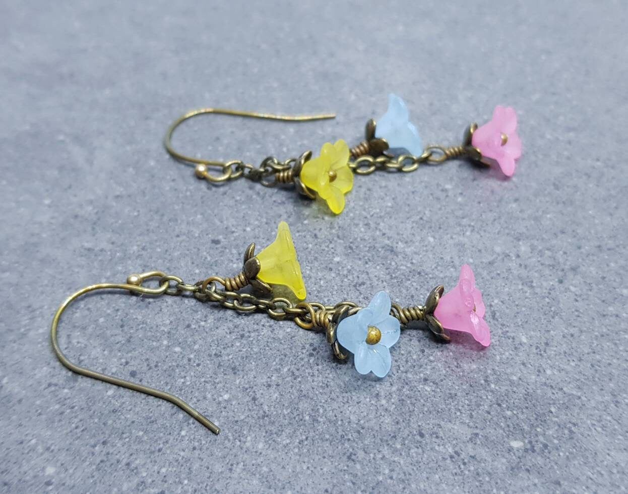 Easter Flower Earrings