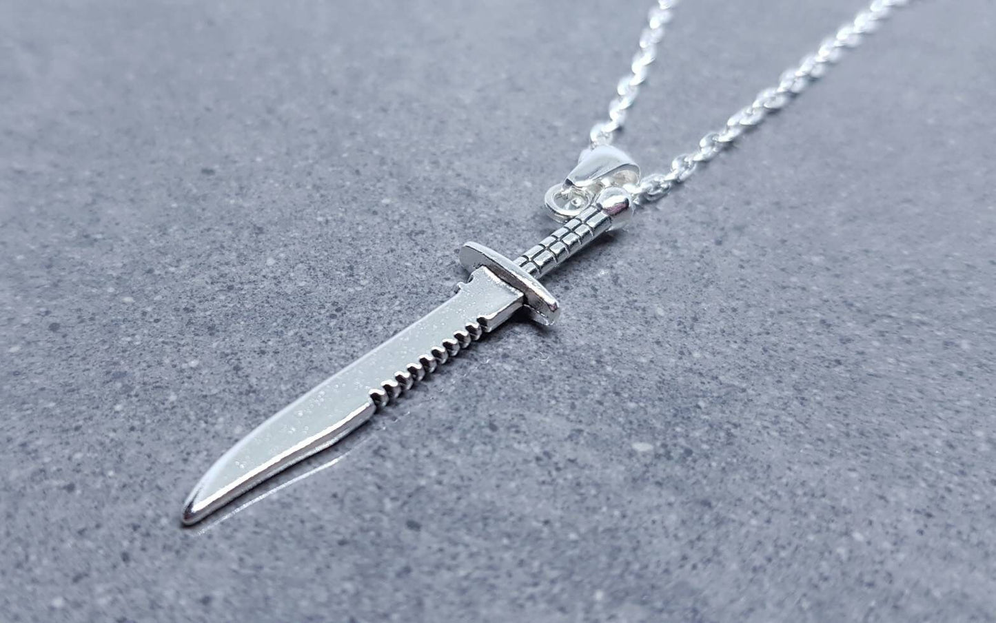 Bowie Knife Necklace