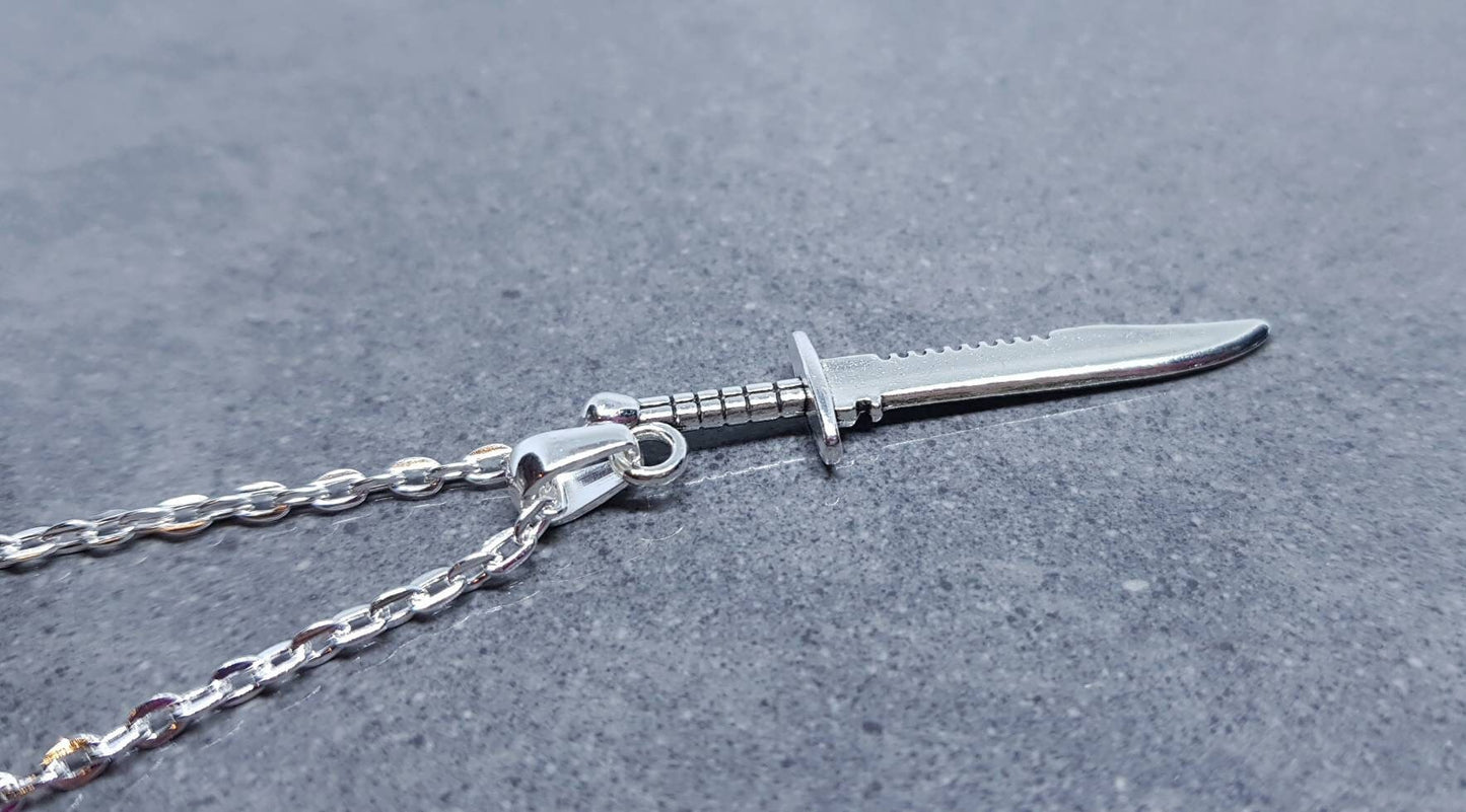 Bowie Knife Necklace