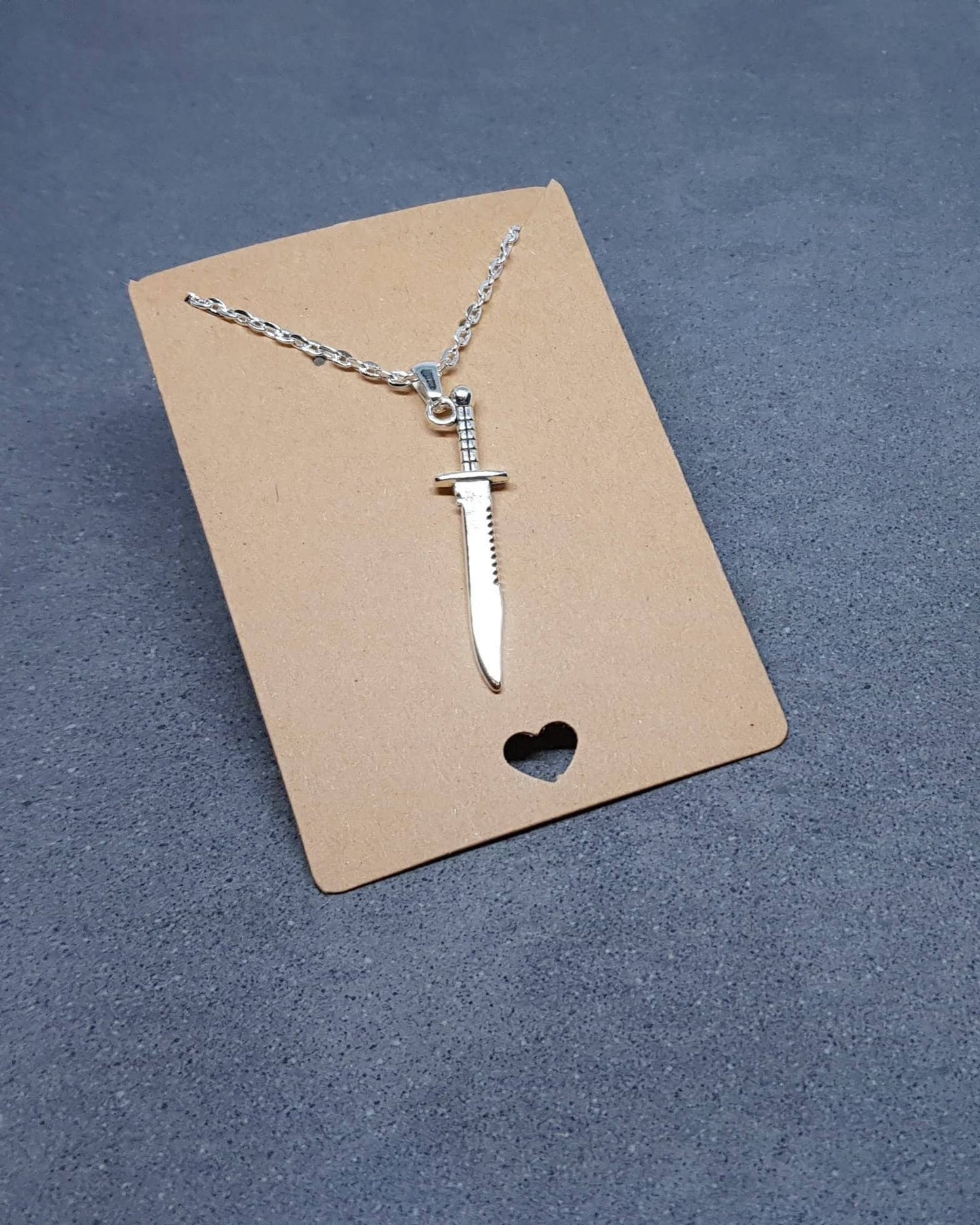 Bowie Knife Necklace