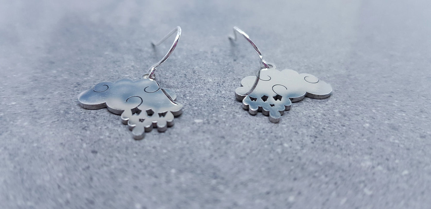 Rain Cloud Earrings