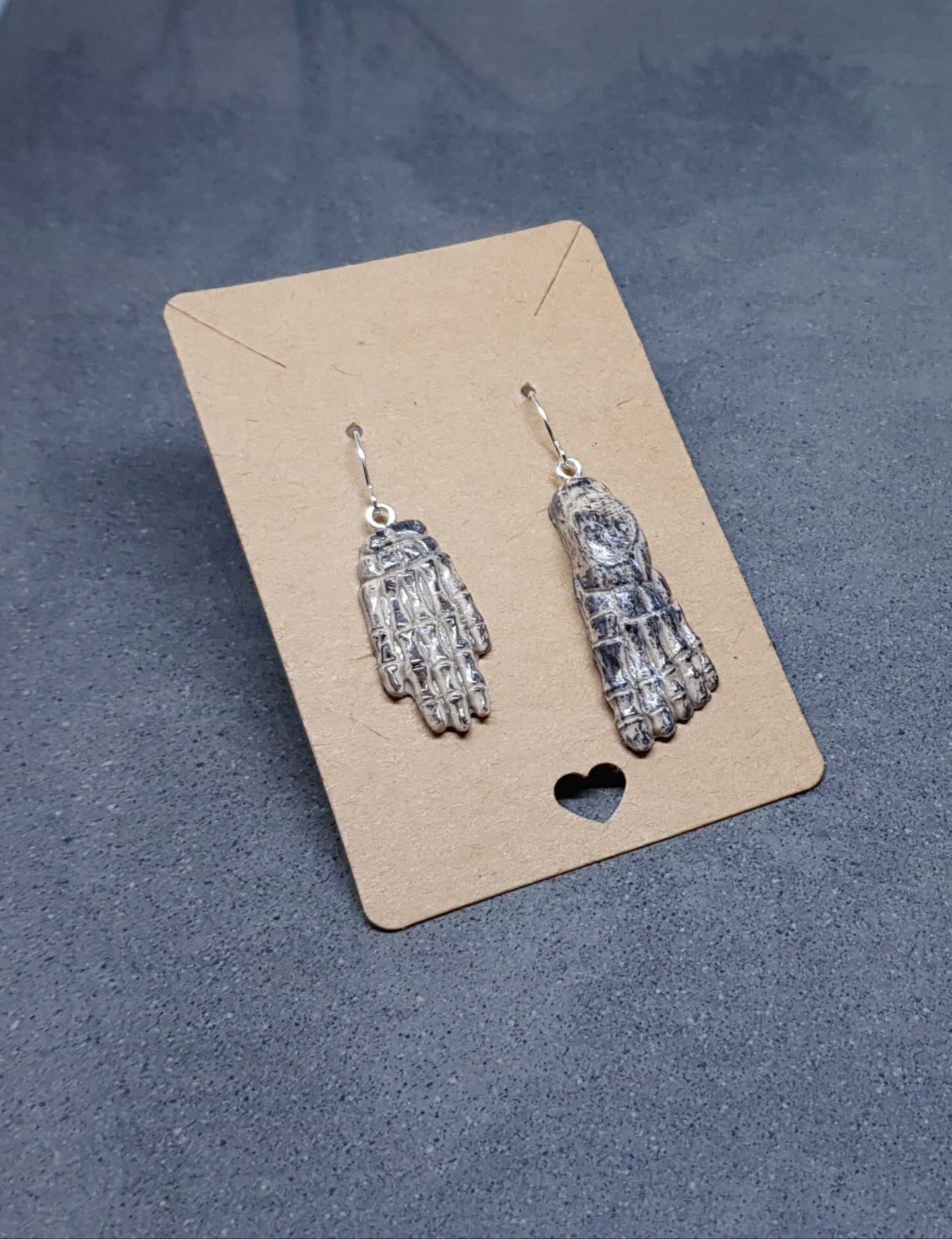 Skeleton Hand and Foot Earrings