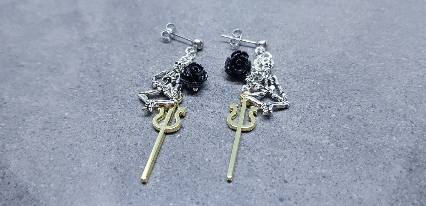 Skeleton Earrings