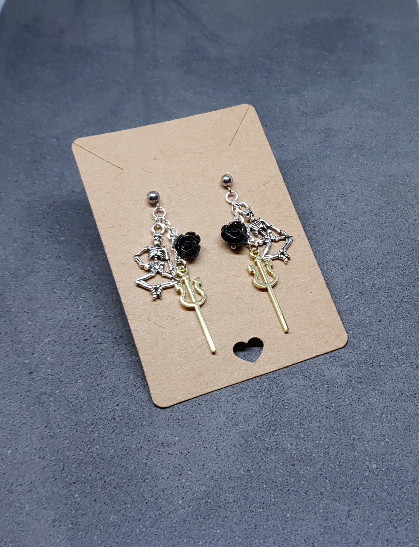 Skeleton Earrings