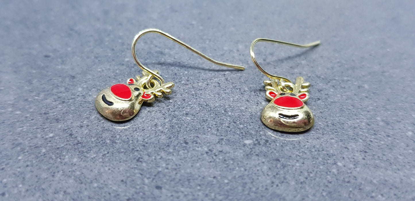 Rudolf the Reindeer Earrings