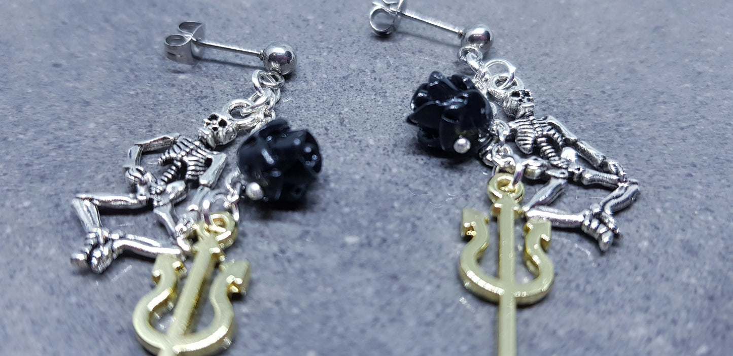 Skeleton Earrings