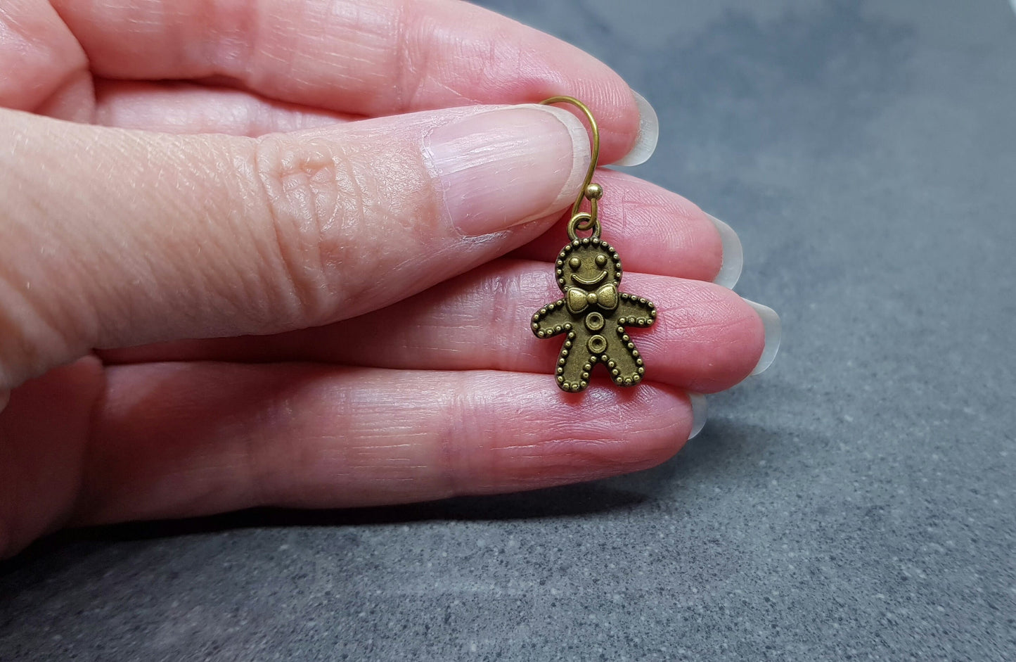 Gingerbread Men Earrings