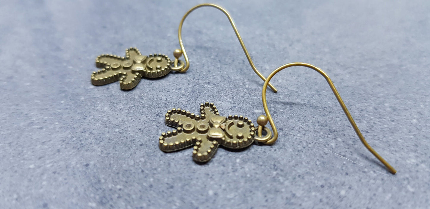 Gingerbread Men Earrings