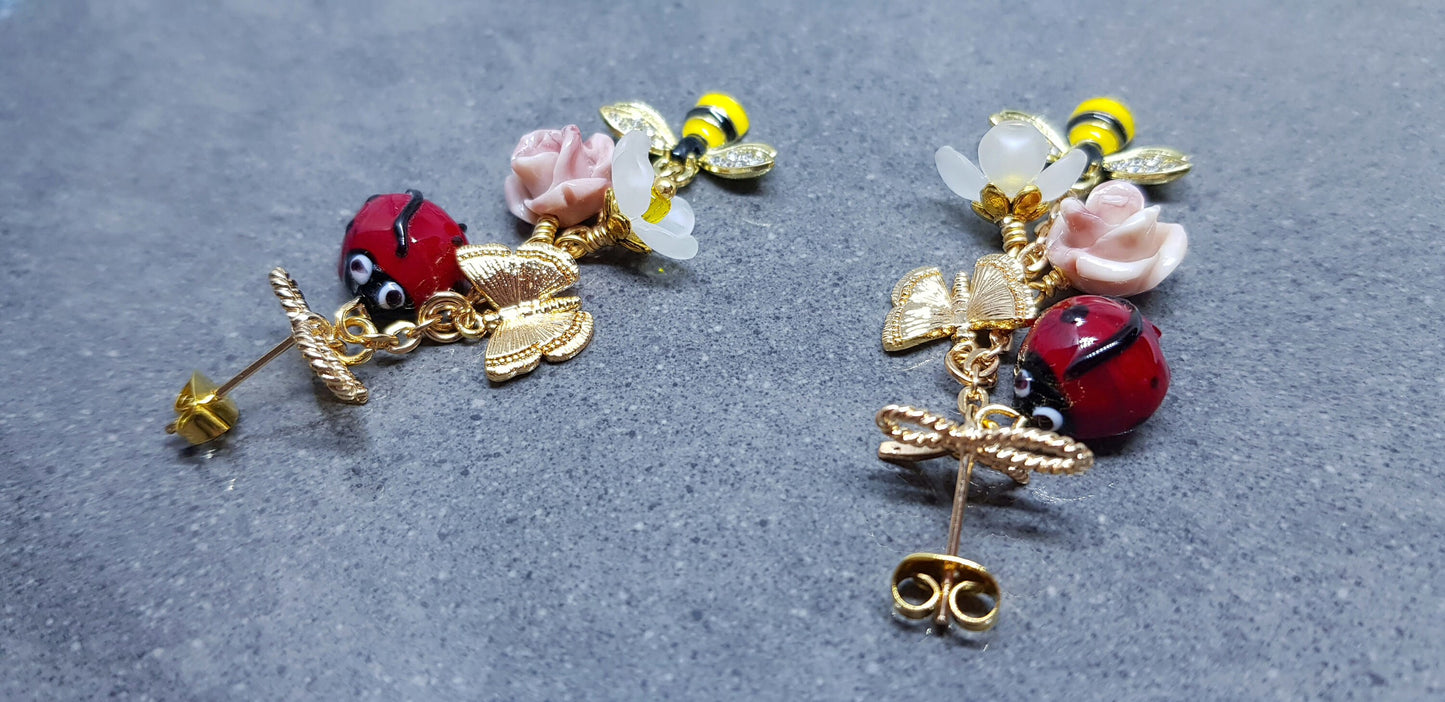 Ladybird Earrings