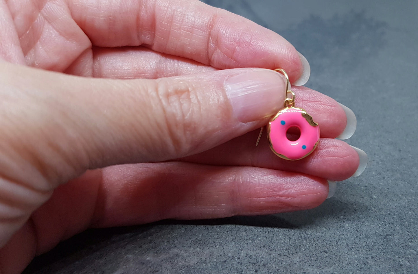 Coffee Cup and Donut Earrings