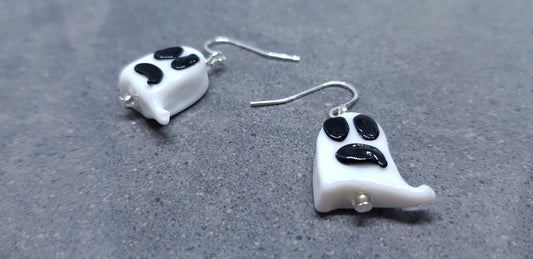 Glass Ghost Earrings