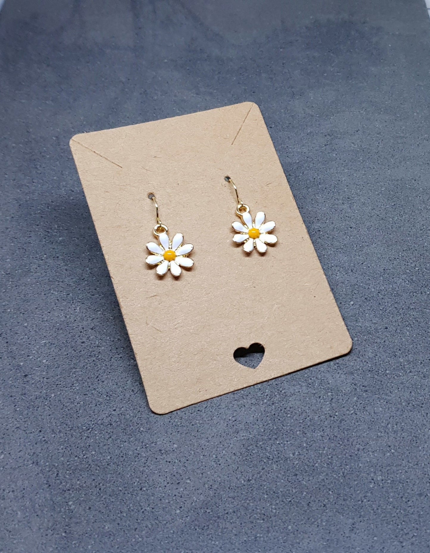 Gold Daisy Earrings