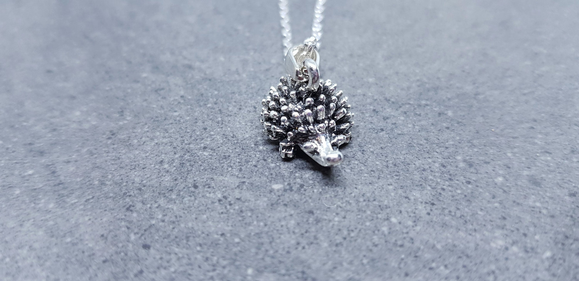 Hedgehog Necklace, Choice of Chain, Wildlife Jewelry, Novelty Necklace, Hog Necklaces