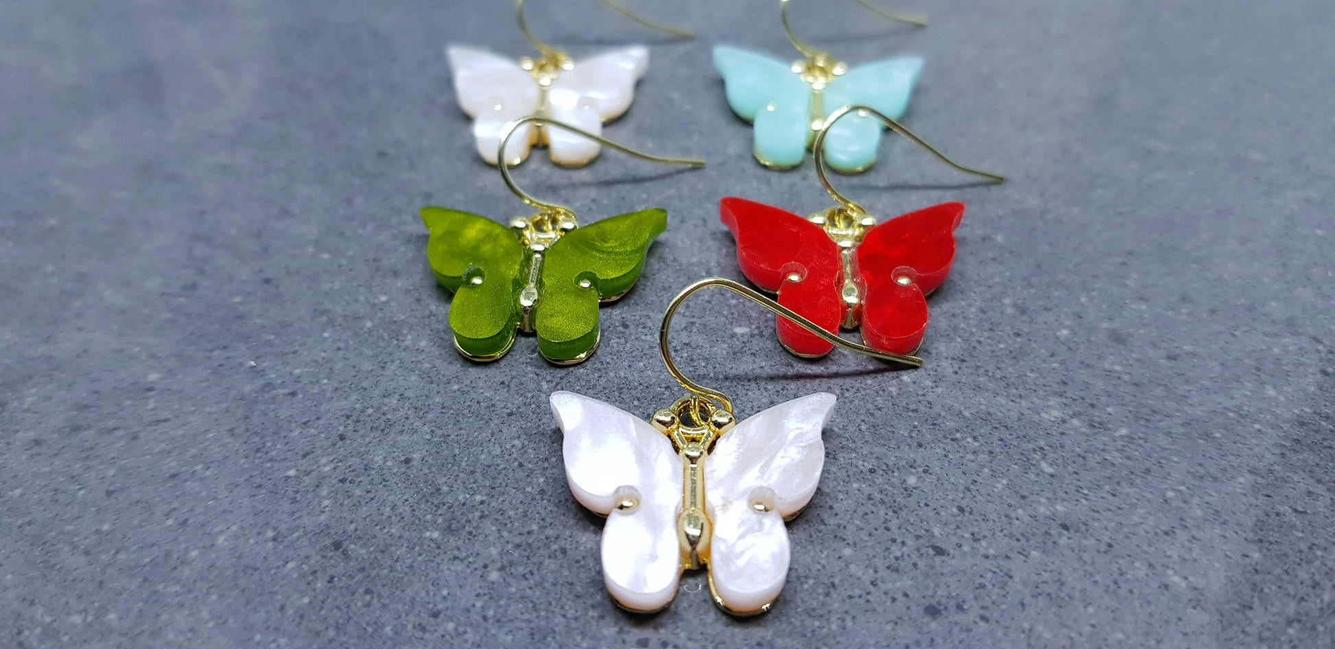 Butterfly Earrings, Hypoallergenic Ear Wires, Butterfly Lover Earrings