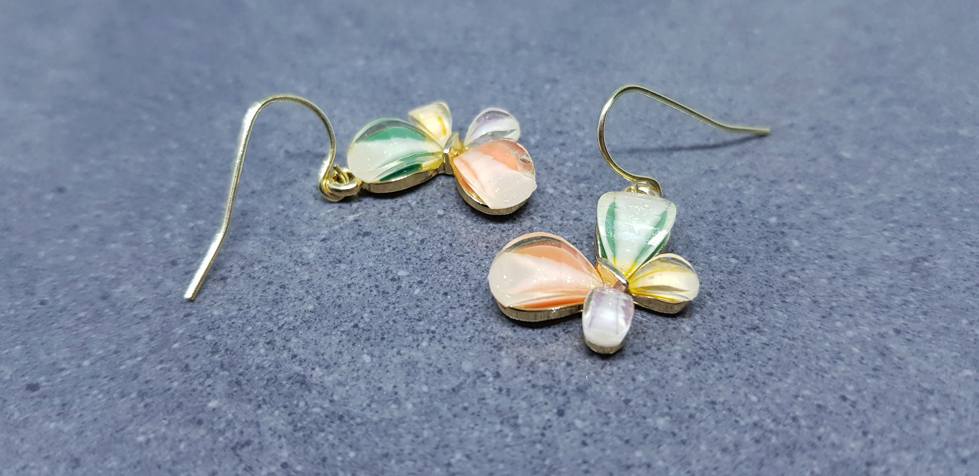 Butterfly Earrings, Choice of Ear Wires, Butterfly Gifts, Summer Jewelry, Multicoloured Pastels