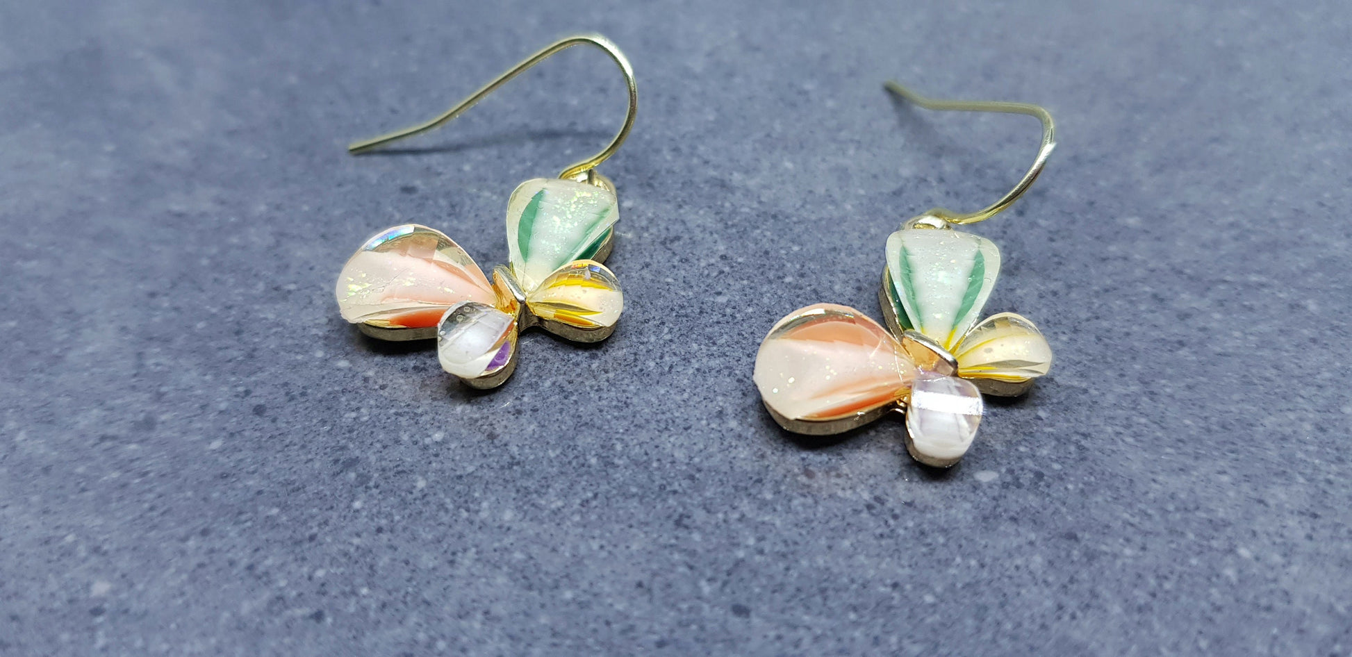 Butterfly Earrings, Choice of Ear Wires, Butterfly Gifts, Summer Jewelry, Multicoloured Pastels